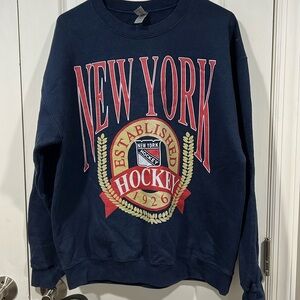 crewnecks new york sweater hockey